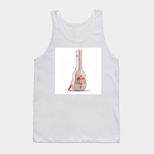 Strumming with Love: Lover Guitar Design Tank Top